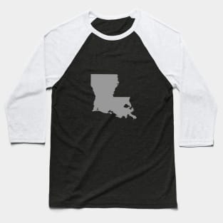 Louisiana Grey Baseball T-Shirt